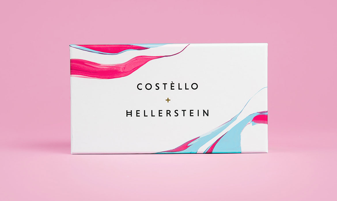A card with the name costello and hellerstein on it.